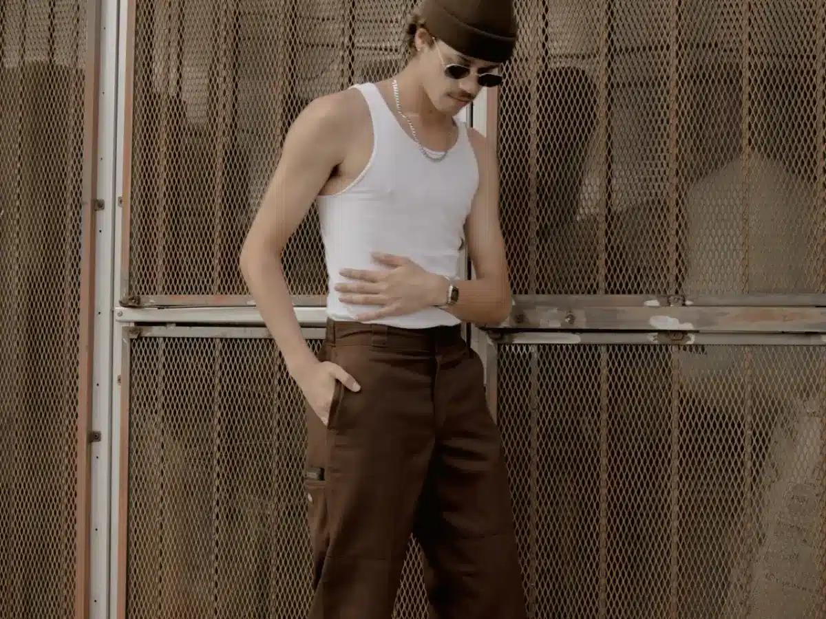 style men's brown pants
